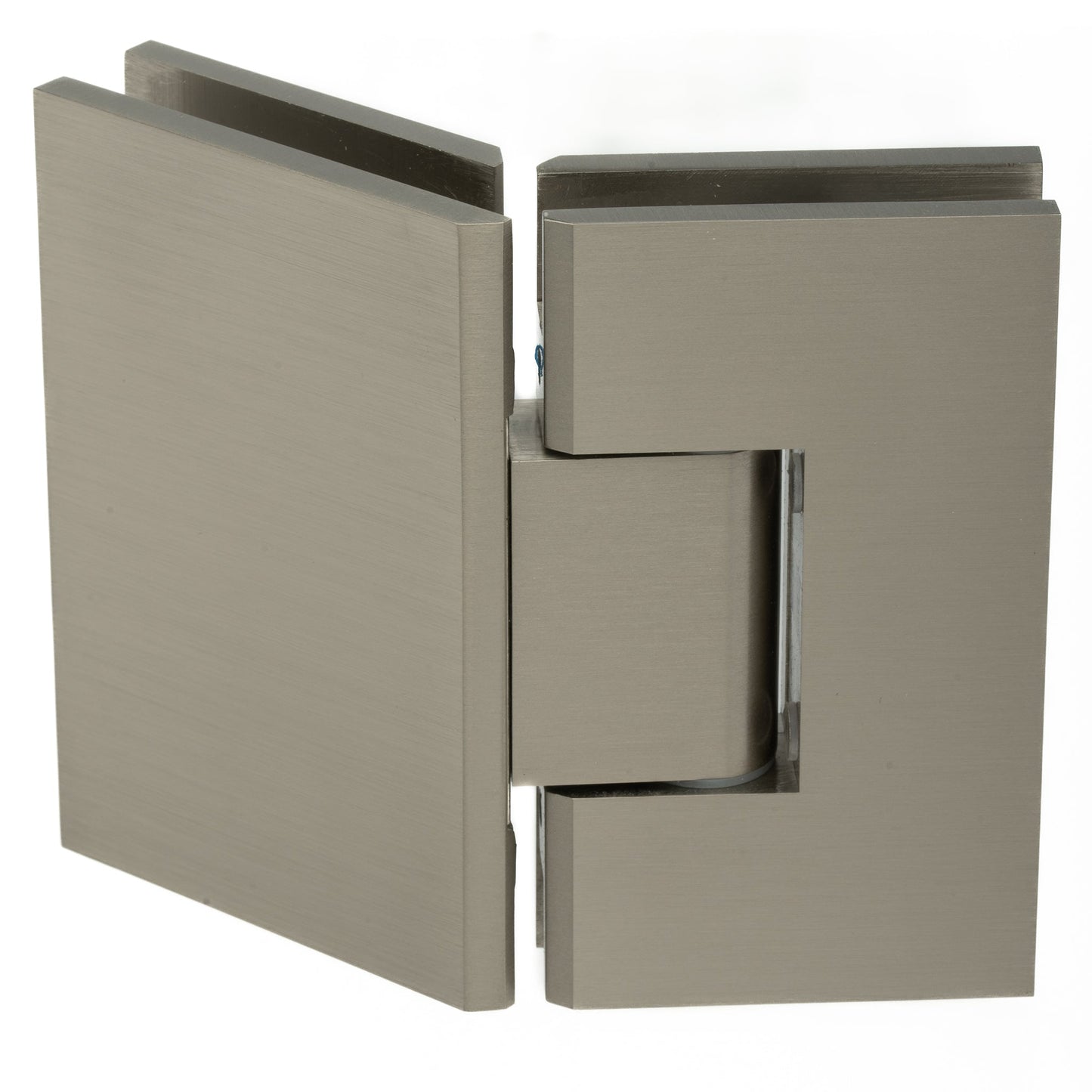 135 Degree Glass-to-Glass Heavy Duty Hinge with Squared Corners